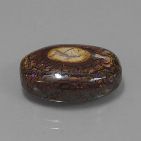 Opale masso Multicolore naturale da 12.77 ct, Taglio ovale, Opaco