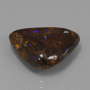 Opale boulder naturale multicolore da 9,90 ct, forma fantasia, opaco