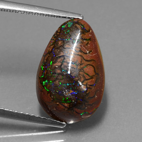 Opale masso Multicolore naturale da 7.10 ct, Taglio a fantasia, Opaco