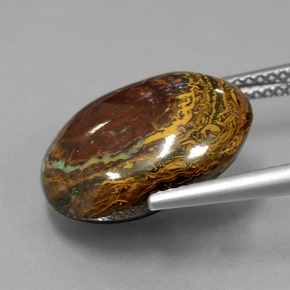 Opale masso Multicolore naturale da 11.56 ct, Forma fantasia, Opaco