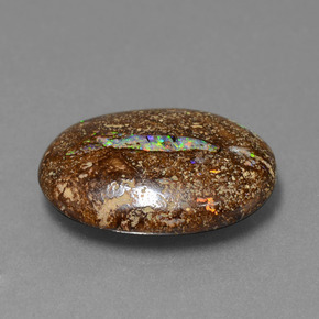 Opale masso Multicolore naturale da 5.89 ct, Taglio ovale, Opaco
