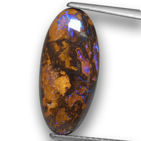 Opale masso Multicolore naturale da 4.82 ct, Forma fantasia, Opaco