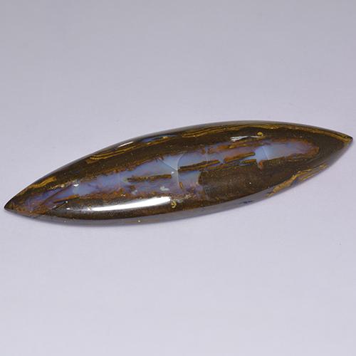 Opale boulder naturale multicolore da 36,92 ct, marchesa, opaco