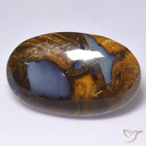 26.43ct Naturale Multicolore Opale masso, Ovale, Opaco