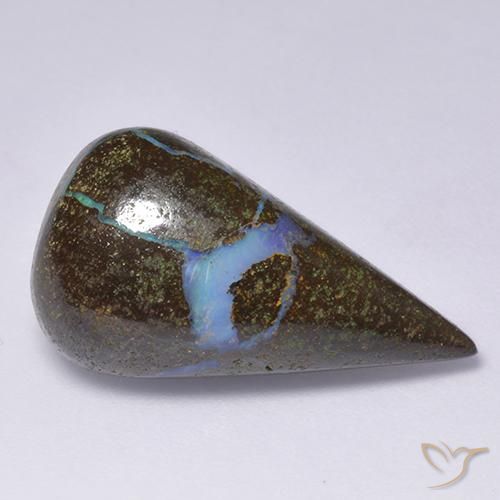 Opale masso Multicolore naturale da 14.46 ct, Forma a pera, Opaco
