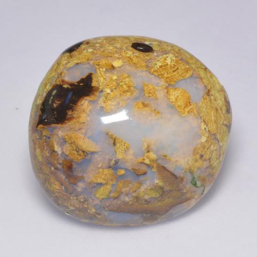 Opale boulder naturale multicolore da 14,87 ct, forma fantasia, opaco