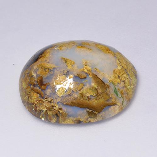 Opale boulder naturale multicolore da 14,87 ct, forma fantasia, opaco