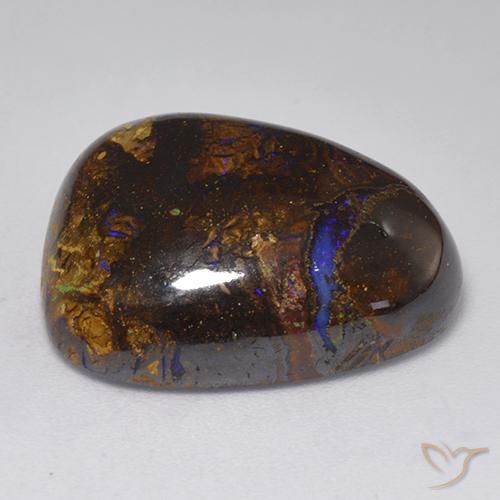 Opale masso Multicolore naturale da 25.75 ct, Taglio a fantasia, Opaco