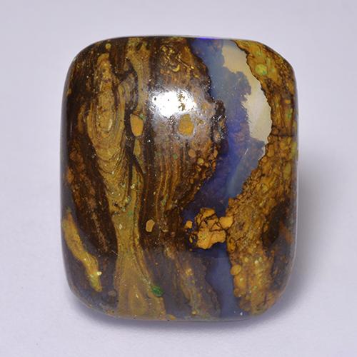 Opale masso Multicolore naturale da 13.32 ct, Taglio a cuscino, Opaco