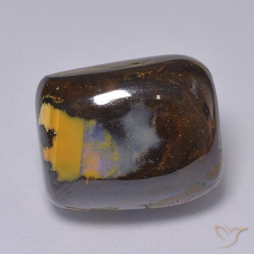 Opale masso Multicolore naturale da 13.46 ct, Cuscino, Opaco