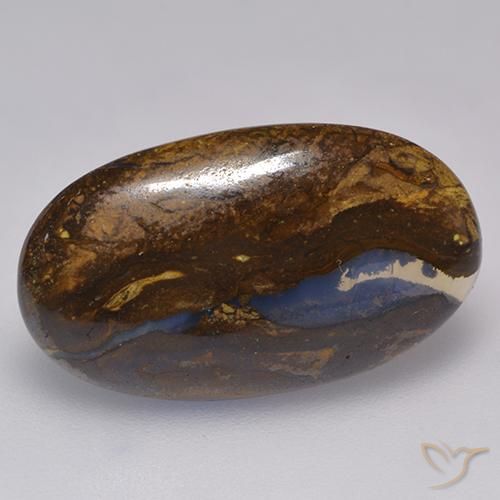 9.66ct Naturale Multicolore Opale masso, Ovale, Opaco