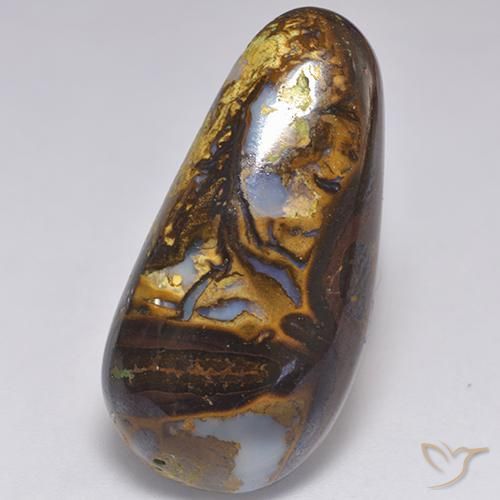 17.03ct Naturale Multicolore Opale masso, Taglio a fantasia, Opaco