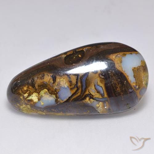 Opale masso Multicolore naturale da 17.03 ct, Taglio a fantasia, Opaco