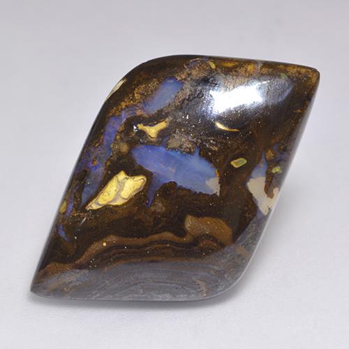 Opale masso Multicolore naturale da 19.22 ct, Forma fantasia, Traslucido