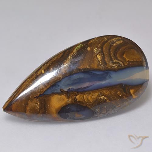 Opale masso Multicolore naturale da 20.55 ct, Forma a pera, Opaco