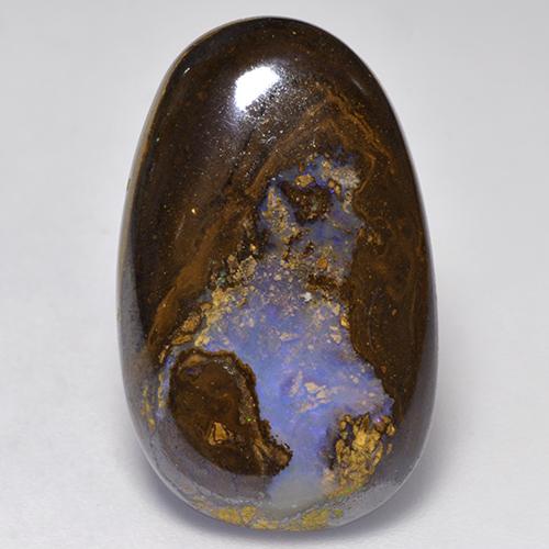 Opale boulder naturale multicolore da 15,87 ct, forma fantasia, opaco
