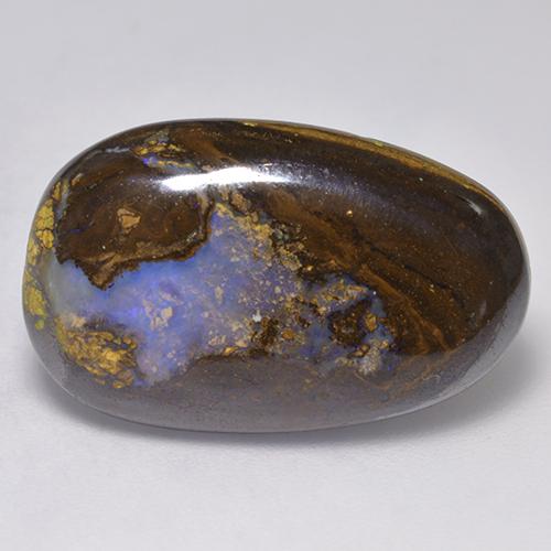 Opale boulder naturale multicolore da 15,87 ct, forma fantasia, opaco