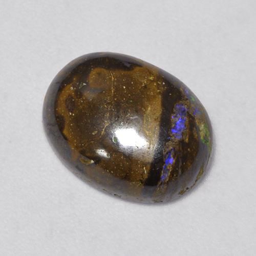 Opale masso Multicolore naturale da 3.16 ct, Taglio ovale, Opaco