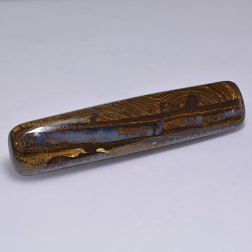 Opale boulder naturale multicolore da 58,31 ct, taglio a cuscino, opaco