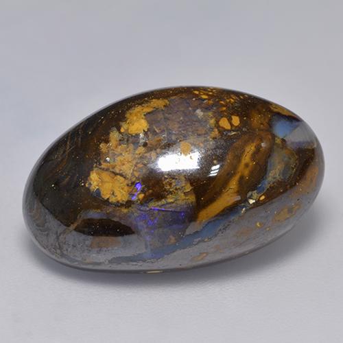 Opale boulder naturale multicolore da 15,72 ct, forma fantasia, opaco