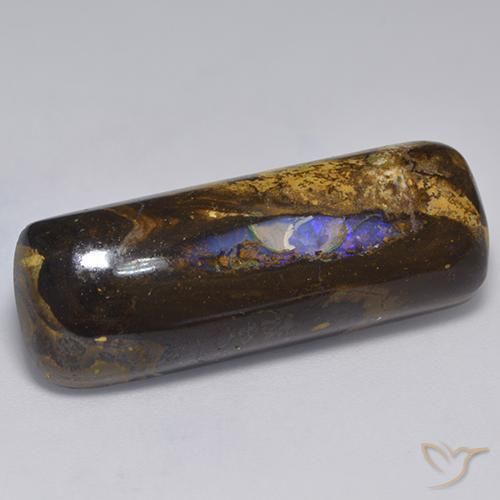 27.17ct Naturale Multicolore Opale masso, Cuscino, Opaco