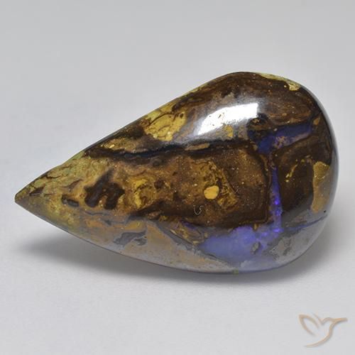 17.29ct Naturale Multicolore Opale masso, Taglio a fantasia, Opaco