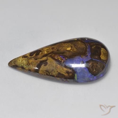 Opale masso Multicolore naturale da 17.29 ct, Taglio a fantasia, Opaco