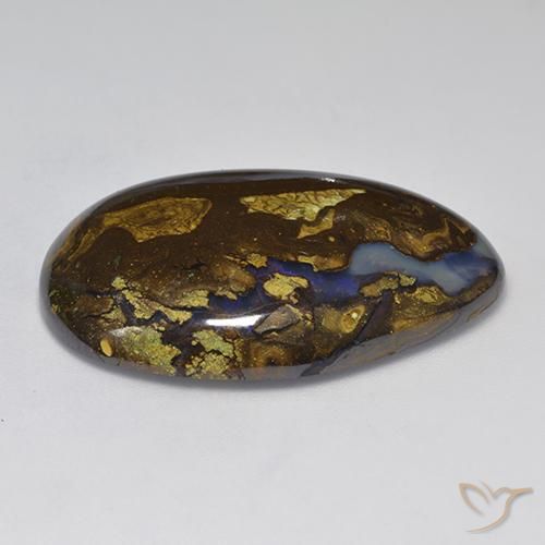Opale masso Multicolore naturale da 33.71 ct, Taglio a fantasia, Opaco