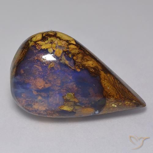 Opale masso Multicolore naturale da 13.23 ct, Forma a pera, Opaco