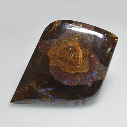 Opale boulder naturale multicolore da 39,46 ct, forma fantasia, opaco