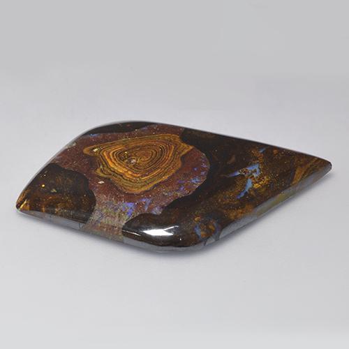 Opale boulder naturale multicolore da 39,46 ct, forma fantasia, opaco