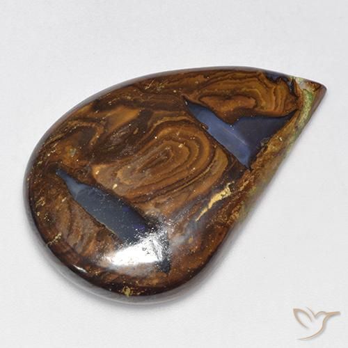 Opale boulder naturale multicolore da 33,73 ct, forma fantasia, traslucido