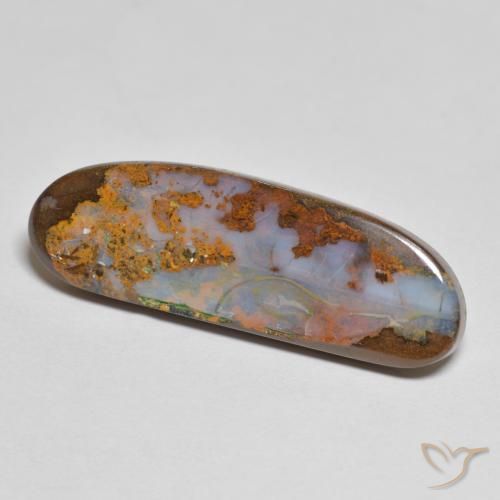 Opale masso Multicolore naturale da 11.89 ct, Taglio a fantasia, Opaco