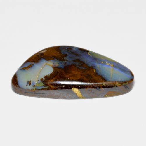 Opale boulder naturale multicolore da 30,28 ct, forma fantasia, opaco