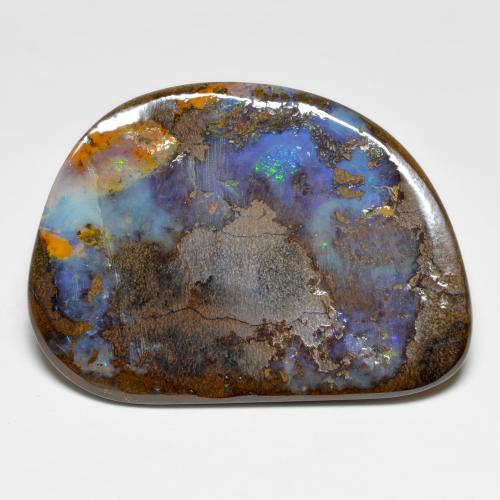 Opale boulder naturale multicolore da 49,06 ct, forma fantasia, opaco