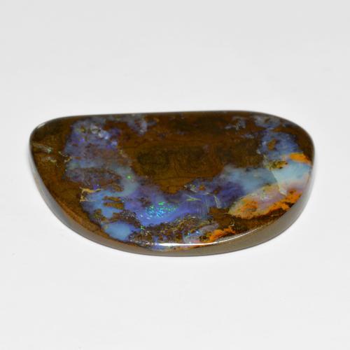 Opale boulder naturale multicolore da 49,06 ct, forma fantasia, opaco