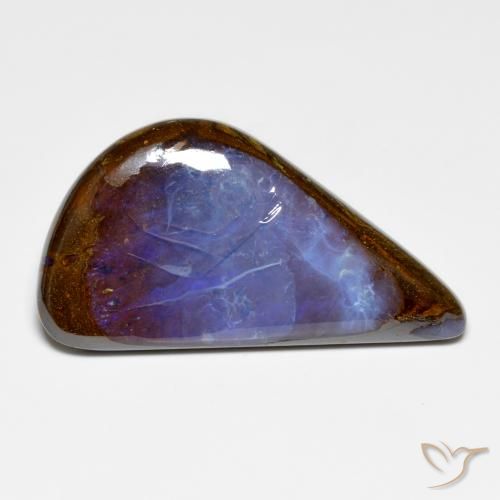 35.80ct Naturale Multicolore Opale masso, Taglio a fantasia, Opaco