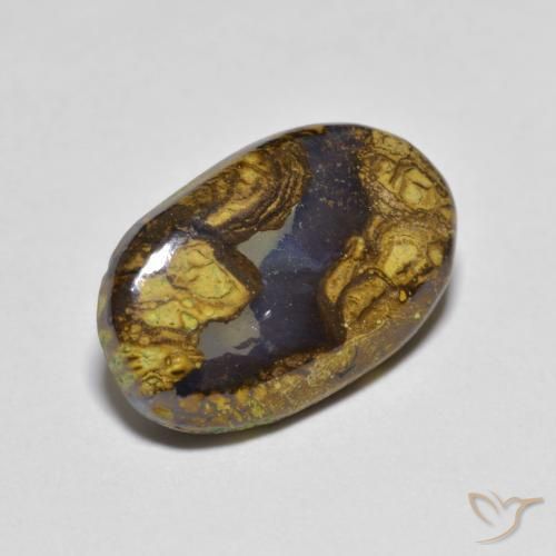 Opale masso Multicolore naturale da 4.31 ct, Ovale, Traslucido