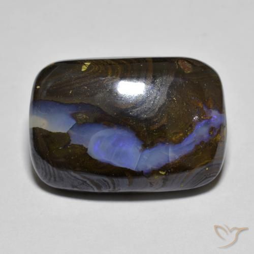 13.78ct Naturale Multicolore Opale masso, Cuscino, Traslucido