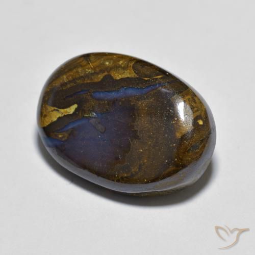 Opale masso Multicolore naturale da 8.06 ct, Ovale, Opaco