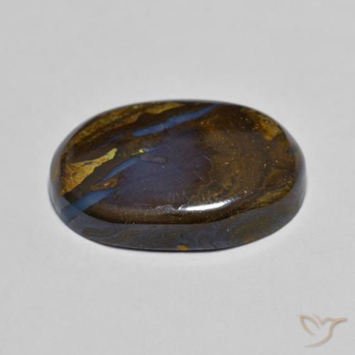 Opale masso Multicolore naturale da 8.06 ct, Ovale, Opaco