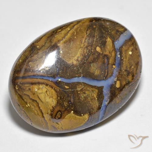 Opale masso Multicolore naturale da 28.09 ct, Ovale, Opaco
