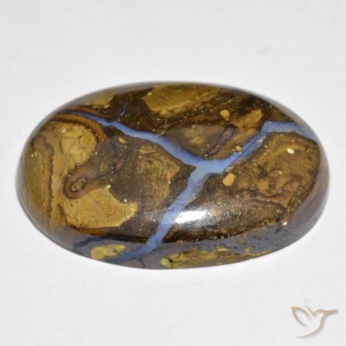 Opale masso Multicolore naturale da 28.09 ct, Ovale, Opaco