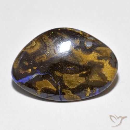 8.68ct Naturale Multicolore Opale masso, Taglio a fantasia, Opaco