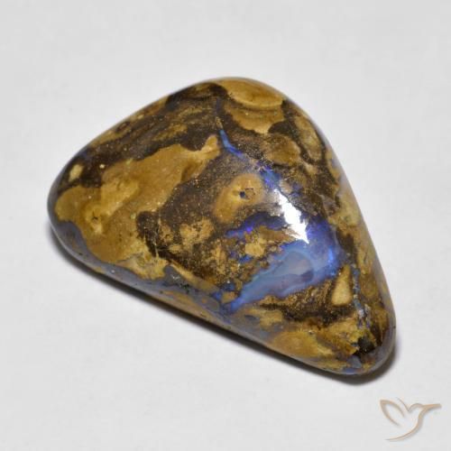 12.51ct Naturale Multicolore Opale masso, Taglio a fantasia, Opaco