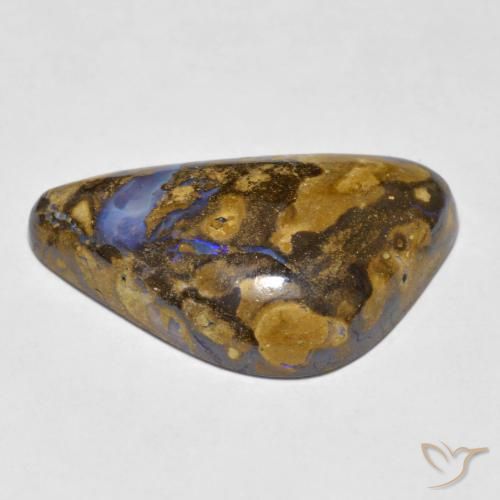 Opale masso Multicolore naturale da 12.51 ct, Taglio a fantasia, Opaco