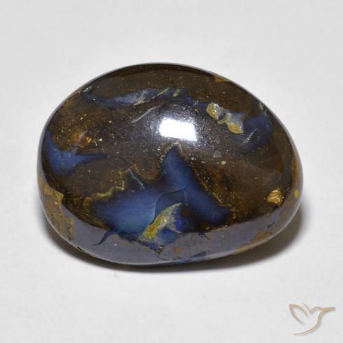 9.50ct Naturale Multicolore Opale masso, Taglio a fantasia, Opaco