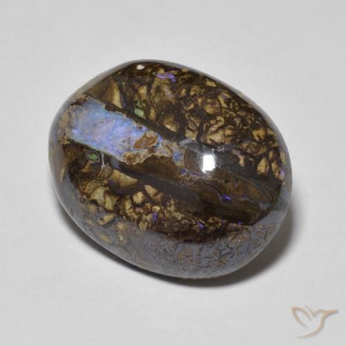 Opale masso Multicolore naturale da 7.69 ct, Ovale, Opaco