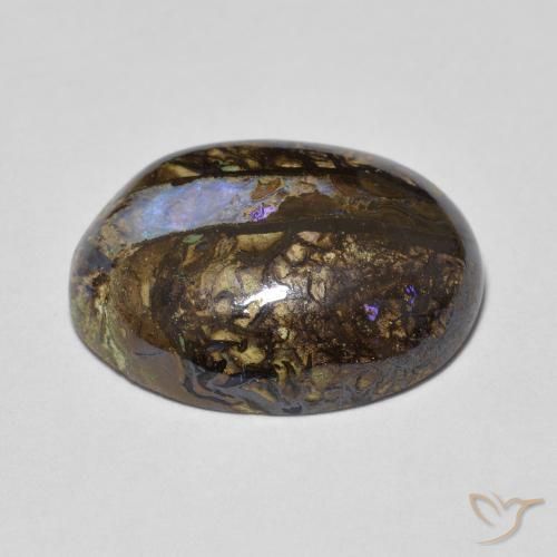 Opale masso Multicolore naturale da 7.69 ct, Ovale, Opaco