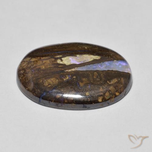 Opale masso Multicolore naturale da 8.42 ct, Ovale, Opaco